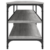 vidaXL Meuble TV chêne marron 200x30x50 cm bois d'ingénierie et métal