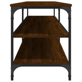 vidaXL Meuble TV chêne marron 200x30x50 cm bois d'ingénierie et métal