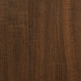 vidaXL Meuble TV chêne marron 200x30x50 cm bois d'ingénierie et métal