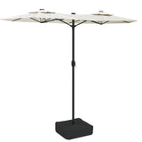 vidaXL Parasol à double tête vert 316x240 cm
