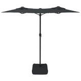 vidaXL Parasol à double tête vert 316x240 cm