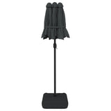 vidaXL Parasol à double tête vert 316x240 cm