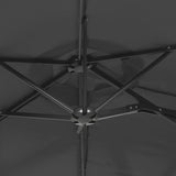 vidaXL Parasol à double tête vert 316x240 cm