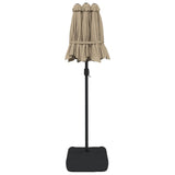 vidaXL Parasol à double tête vert 316x240 cm