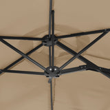 vidaXL Parasol à double tête vert 316x240 cm