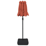 vidaXL Parasol à double tête vert 316x240 cm