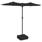 vidaXL Parasol à double tête vert 316x240 cm