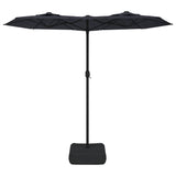 vidaXL Parasol à double tête vert 316x240 cm