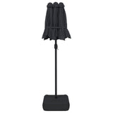 vidaXL Parasol à double tête vert 316x240 cm