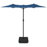 vidaXL Parasol à double tête vert 316x240 cm