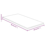 vidaXL Dessus de table 40x80x1,5 cm bambou
