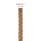 vidaXL Corde 100 % jute 10 mm 100 m
