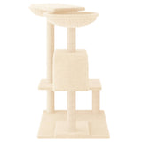vidaXL Arbre à chat avec griffoirs crème 82 cm