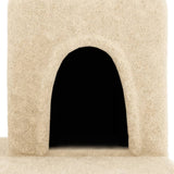 vidaXL Arbre à chat avec griffoirs en sisal Crème 154 cm