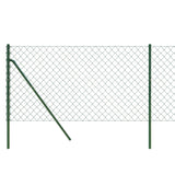vidaXL Clôture en mailles de chaîne vert 1,1x25 m