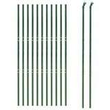 vidaXL Clôture en mailles de chaîne vert 1,6x25 m