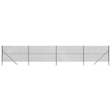 vidaXL Clôture à mailles losangées anthracite 1,6x10 m