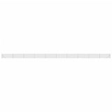 vidaXL Clôture en mailles de chaîne avec bride argenté 1x25 m
