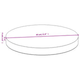 vidaXL Dessus de table Ø30x4 cm bambou