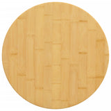 vidaXL Dessus de table Ø50x4 cm bambou