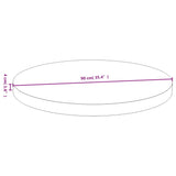 vidaXL Dessus de table Ø90x4 cm bambou