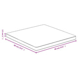 vidaXL Dessus de table 60x60x2,5 cm bambou