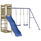 vidaXL Ensemble de jeu d'extérieur bois de pin massif