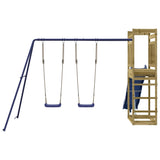 vidaXL Ensemble de jeu d'extérieur bois de pin massif