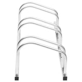 vidaXL Porte-vélos pour 5 vélos acier galvanisé
