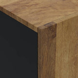 vidaXL Buffet avec 4 portes 60x33x75 cm bois massif de manguier