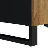 vidaXL Buffet avec 4 portes 60x33x75 cm bois massif de manguier