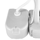 vidaXL Réservoir d'eau portable avec adaptateur 24 L gris