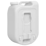 vidaXL Réservoir d'eau portable avec adaptateur 24 L gris