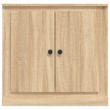 vidaXL Buffet gris béton 70x35,5x67,5 cm bois d'ingénierie