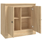 vidaXL Buffet gris béton 70x35,5x67,5 cm bois d'ingénierie