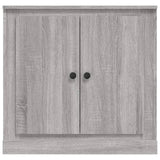 vidaXL Buffet gris béton 70x35,5x67,5 cm bois d'ingénierie