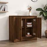 vidaXL Buffet gris béton 70x35,5x67,5 cm bois d'ingénierie