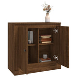 vidaXL Buffet gris béton 70x35,5x67,5 cm bois d'ingénierie