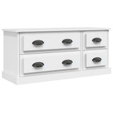 vidaXL Meuble TV gris béton 100x35,5x45 cm bois d'ingénierie