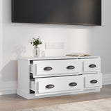 vidaXL Meuble TV gris béton 100x35,5x45 cm bois d'ingénierie
