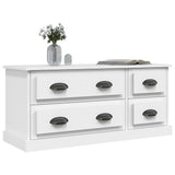 vidaXL Meuble TV gris béton 100x35,5x45 cm bois d'ingénierie