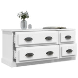 vidaXL Meuble TV gris béton 100x35,5x45 cm bois d'ingénierie