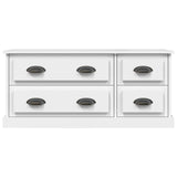 vidaXL Meuble TV gris béton 100x35,5x45 cm bois d'ingénierie