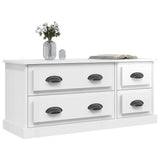vidaXL Meuble TV gris béton 100x35,5x45 cm bois d'ingénierie
