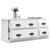 vidaXL Meuble TV gris béton 100x35,5x45 cm bois d'ingénierie