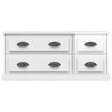 vidaXL Meuble TV gris béton 100x35,5x45 cm bois d'ingénierie