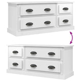 vidaXL Meuble TV gris béton 100x35,5x45 cm bois d'ingénierie