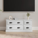 vidaXL Meuble TV gris béton 100x35,5x45 cm bois d'ingénierie
