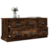 vidaXL Meuble TV gris béton 100x35,5x45 cm bois d'ingénierie