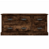vidaXL Meuble TV gris béton 100x35,5x45 cm bois d'ingénierie